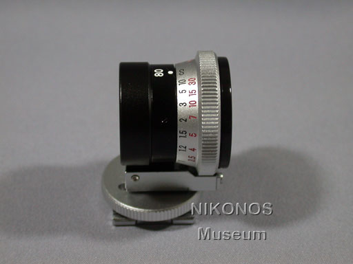 陸上光学ファインダー 80mm 用 DF-10：NIKONOS Museum